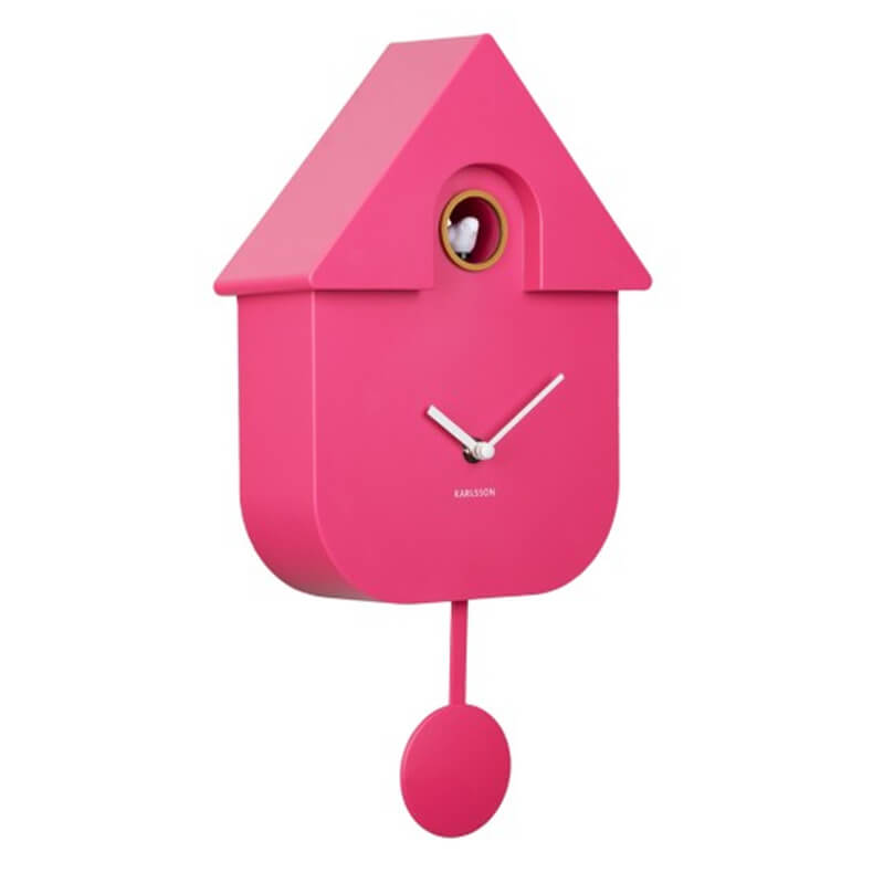 Present Time Karlsson Wall Clock Modern Cuckoo Brights
